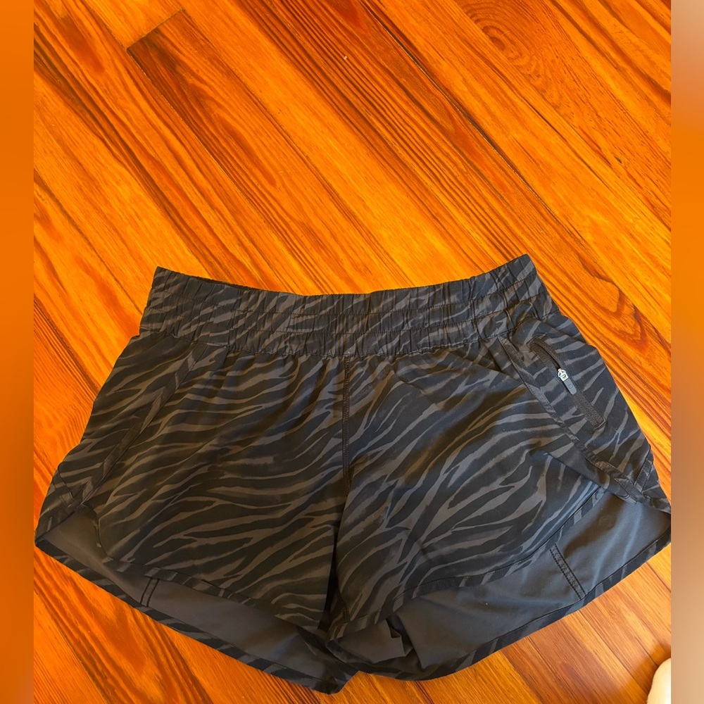 lululemon athletica Black Print Athletic Shorts